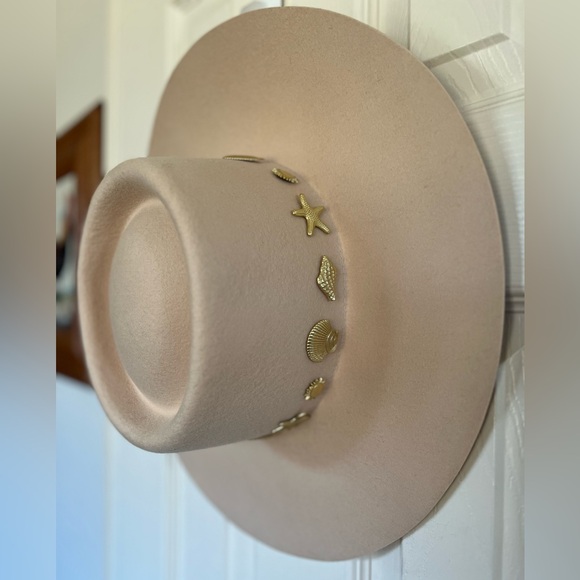 Lack Of Color Seaside Wool Wide-Brim Boater Hat - Picture 4 of 12